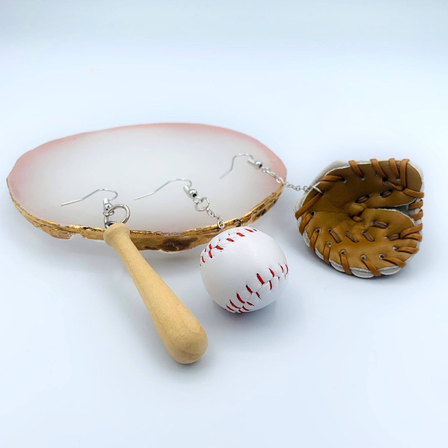 bat, ball & mitt - tan