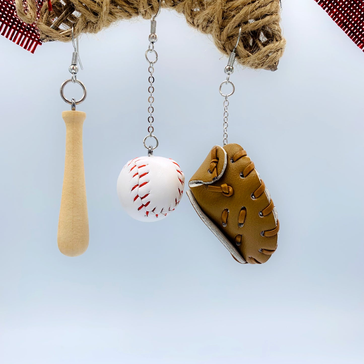 bat, ball & mitt - tan