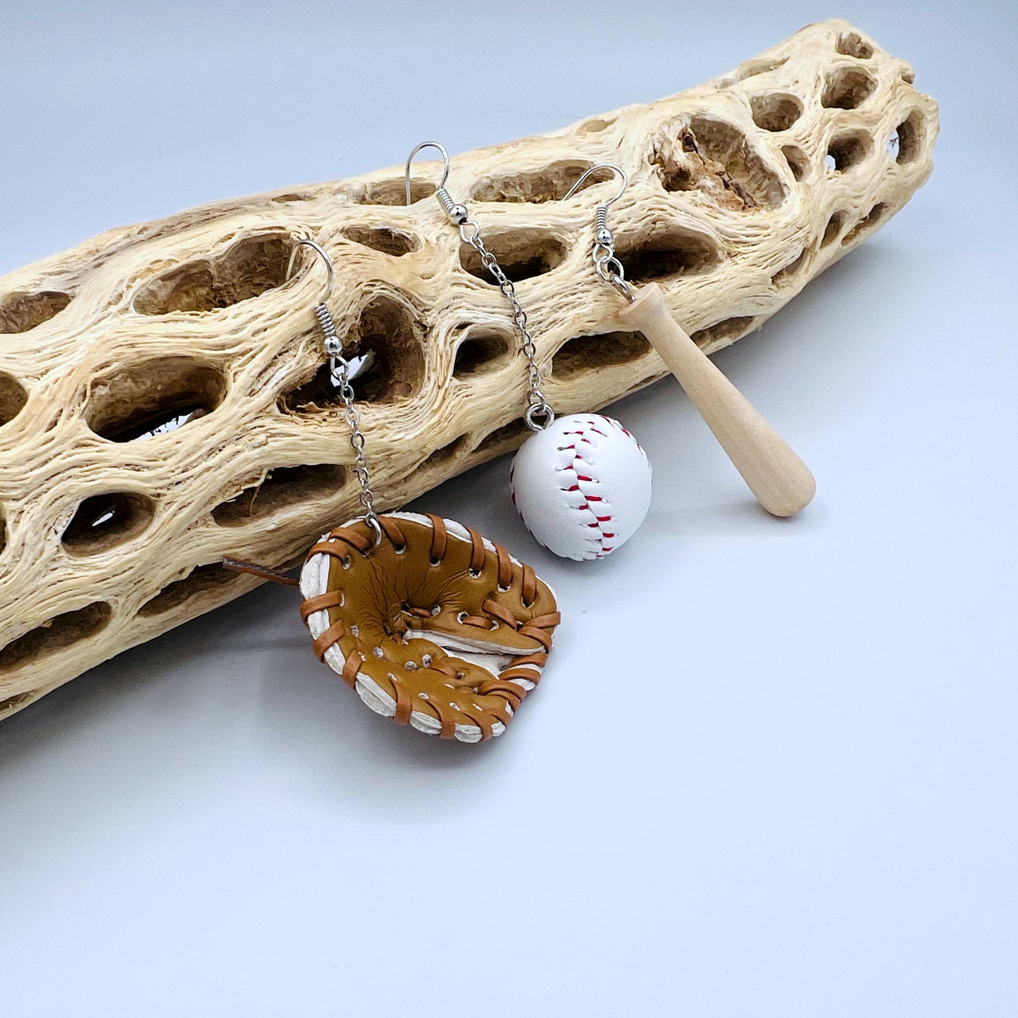 bat, ball & mitt - tan