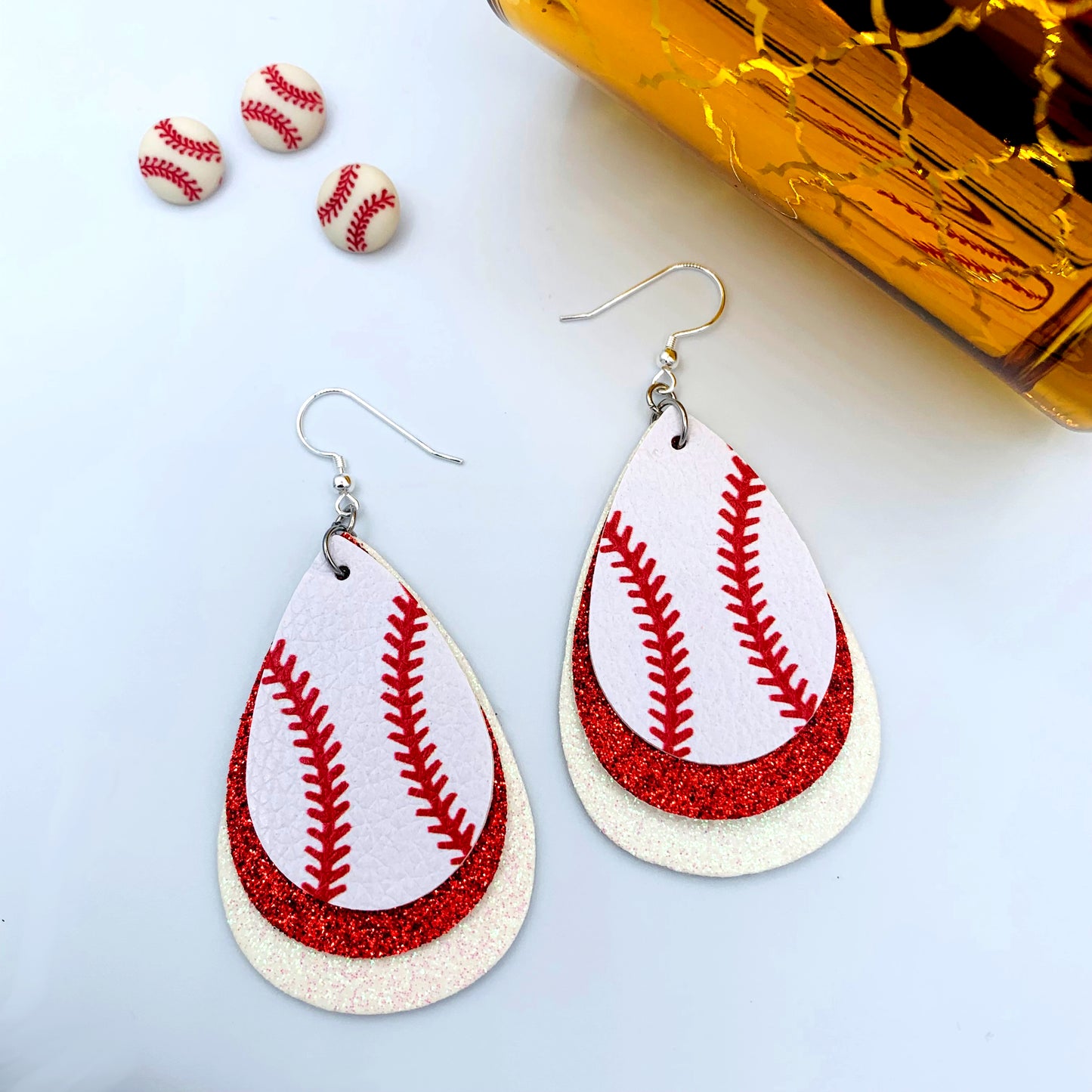 red & white