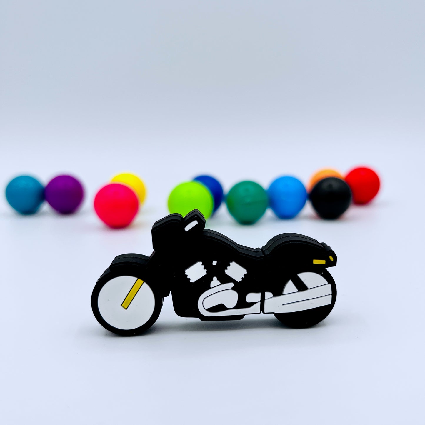 black motorbike