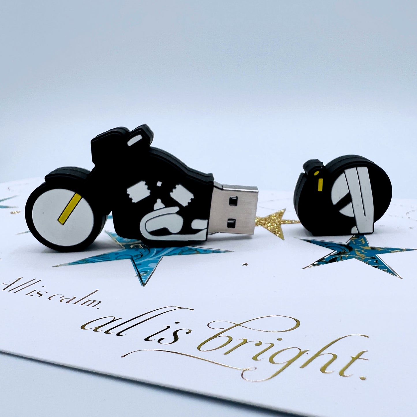 black motorbike