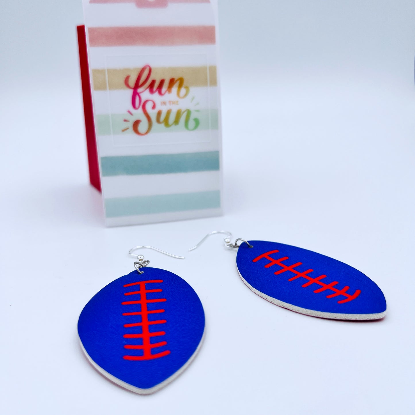 blue & red