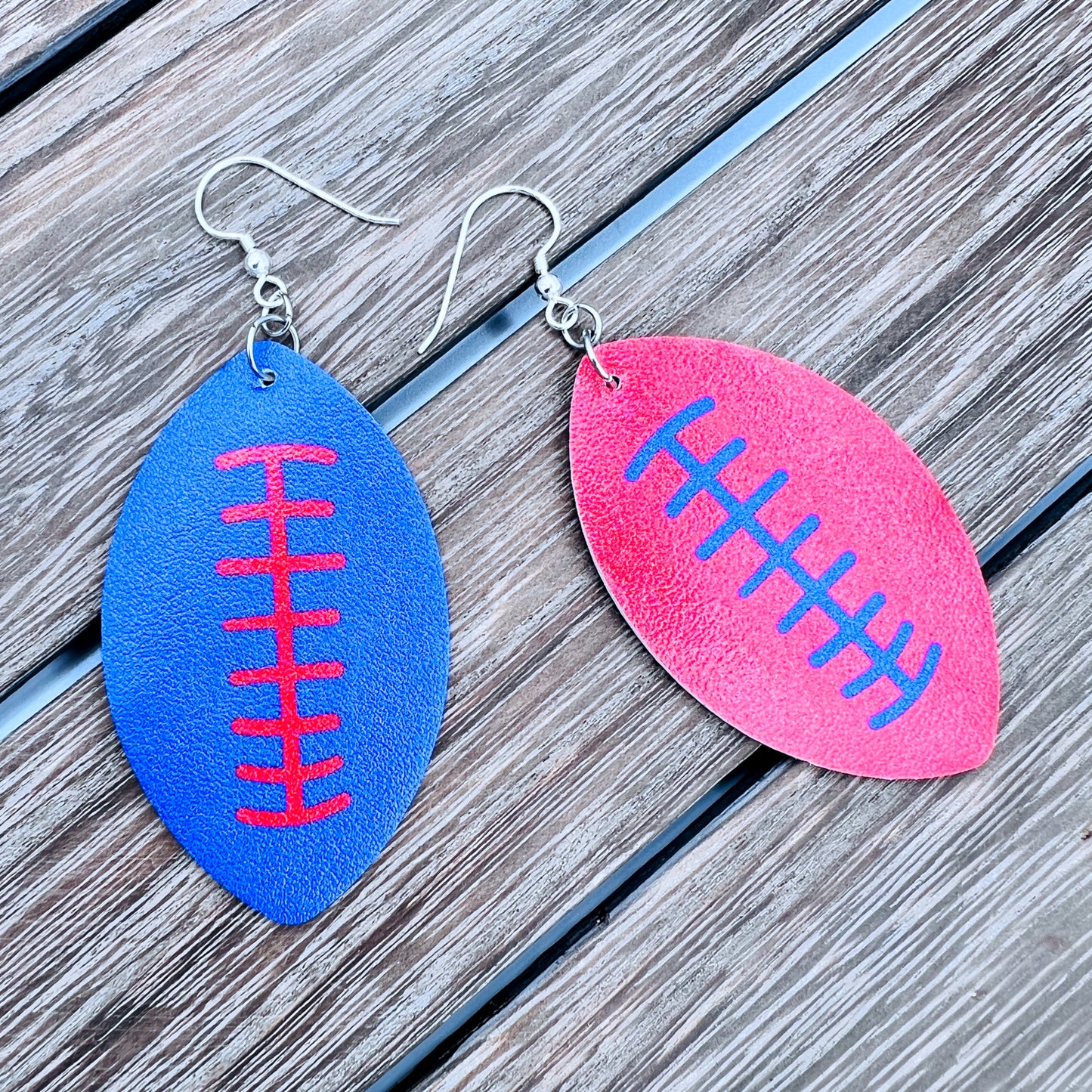 blue & red