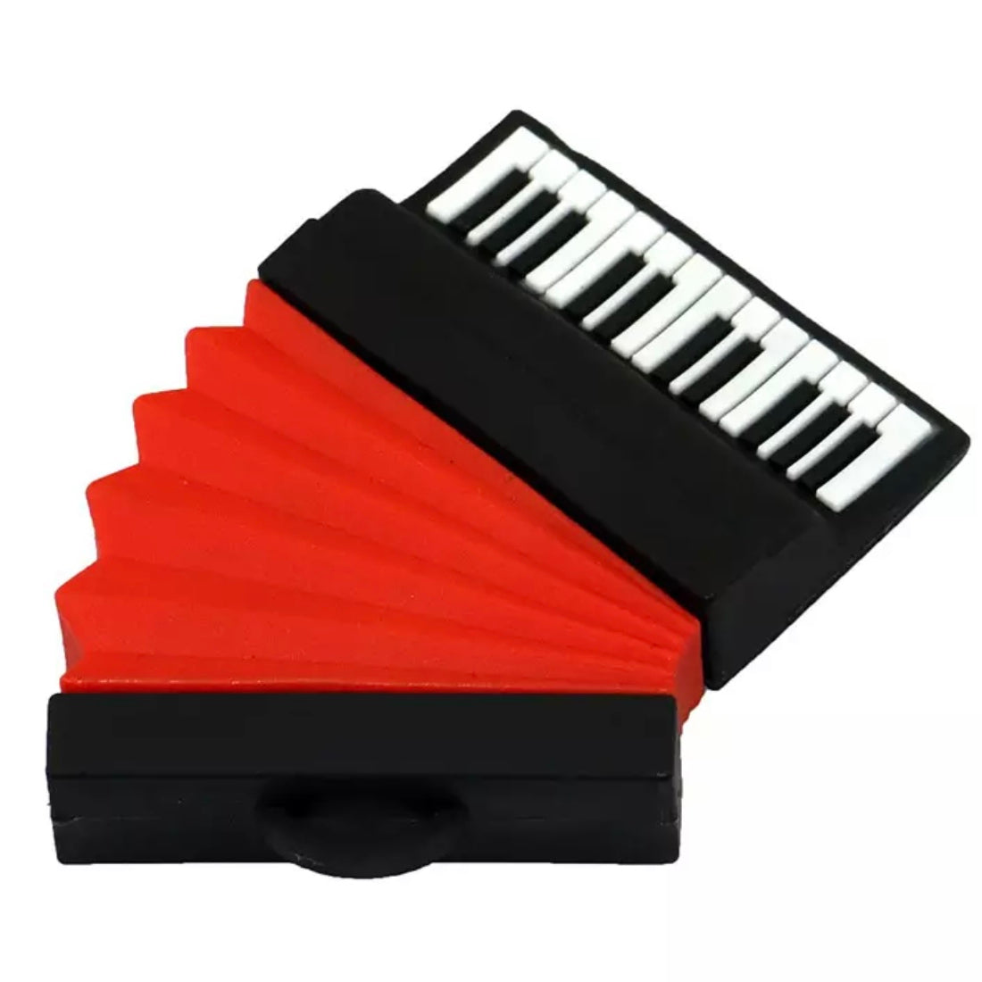 crimson red accordion