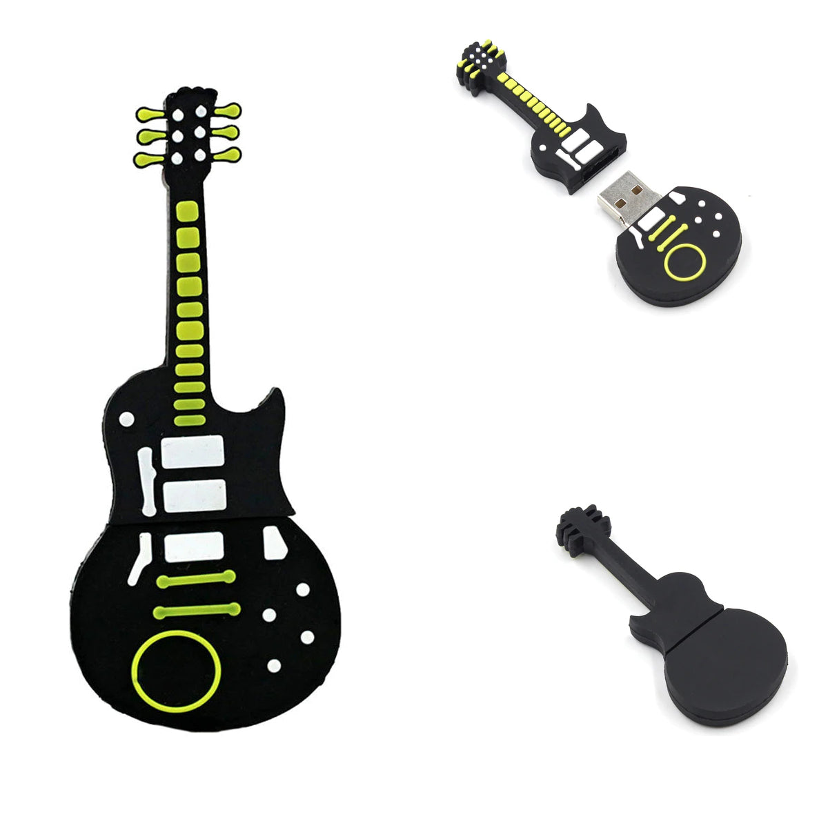 neon electric guitar