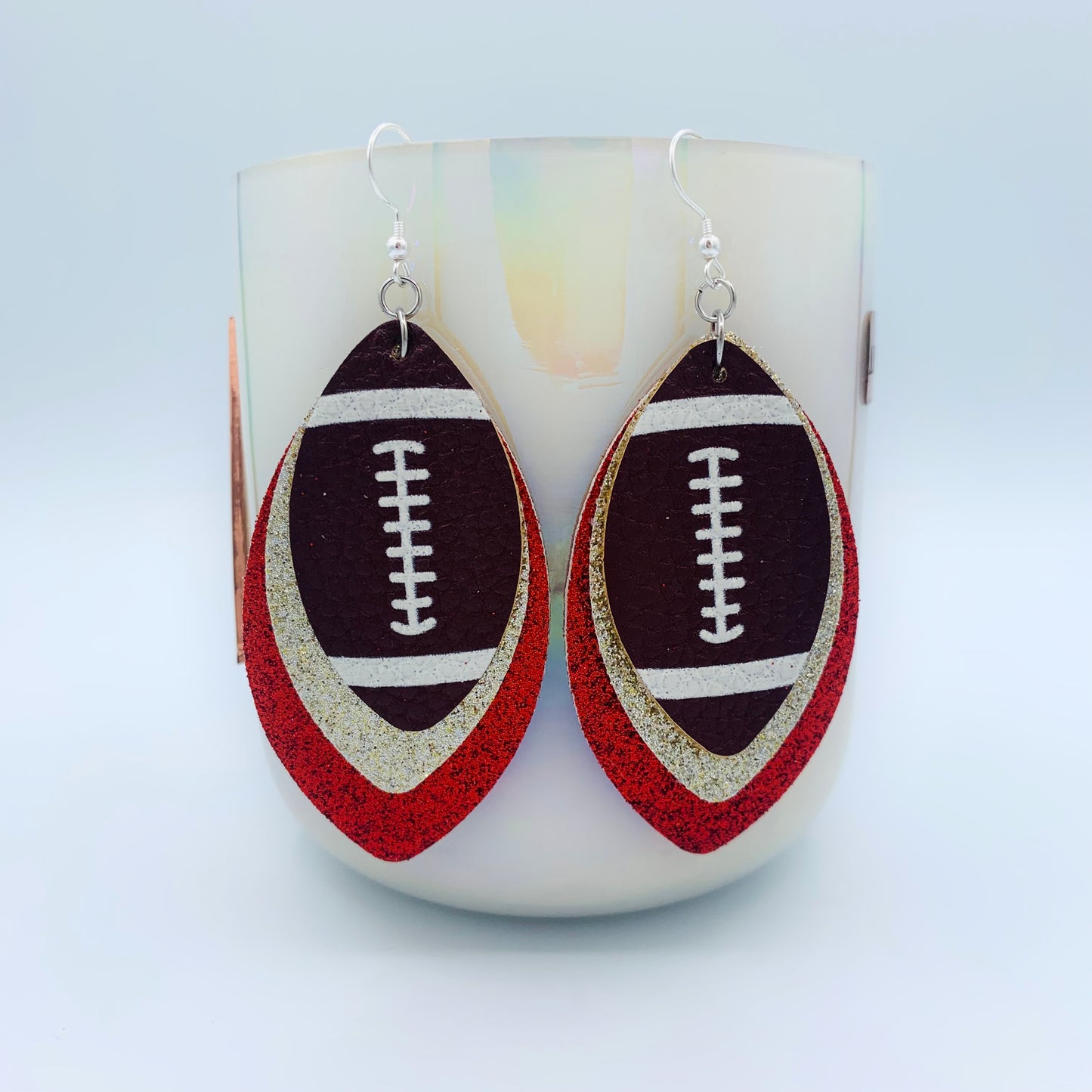 red & silver