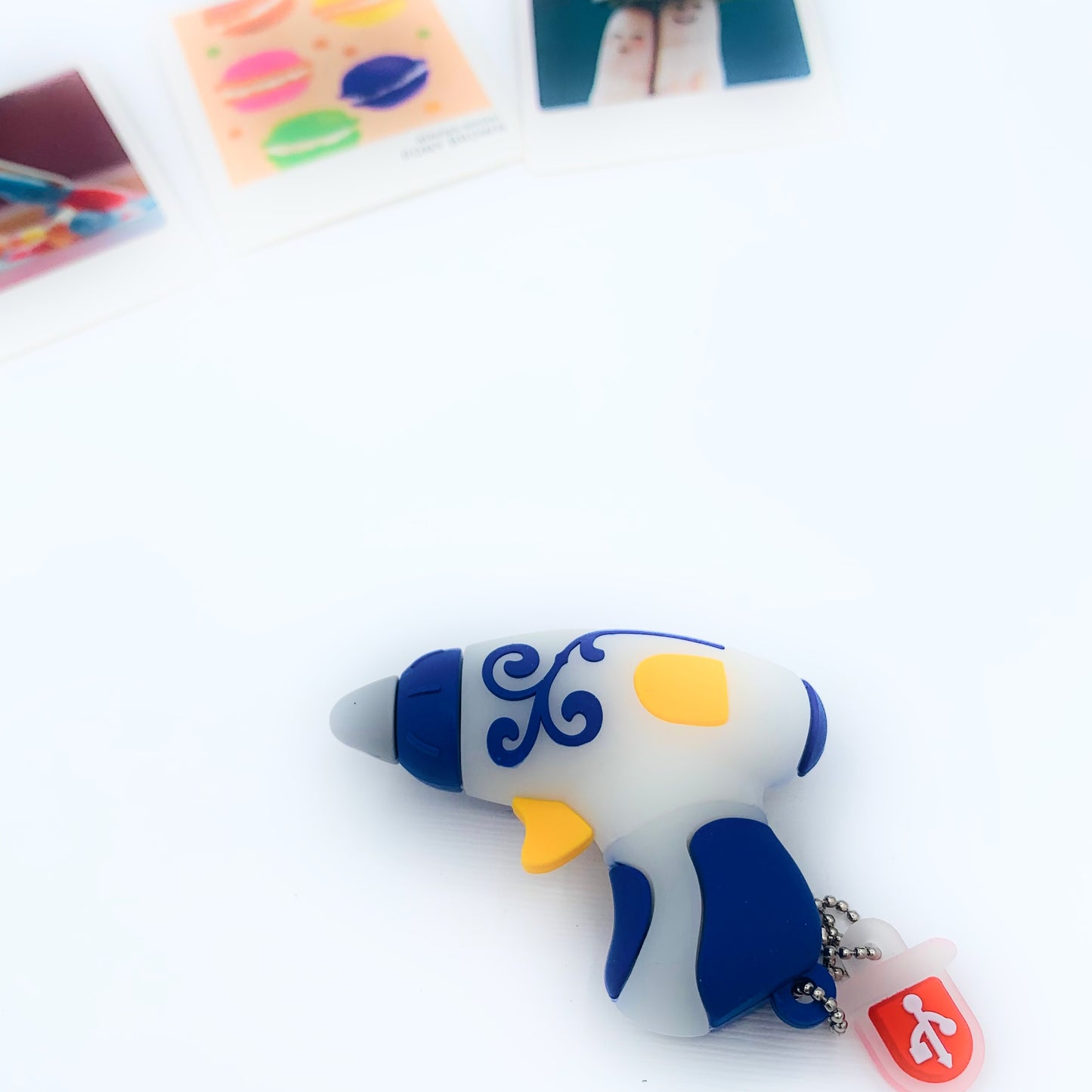 yellow & blue glue gun
