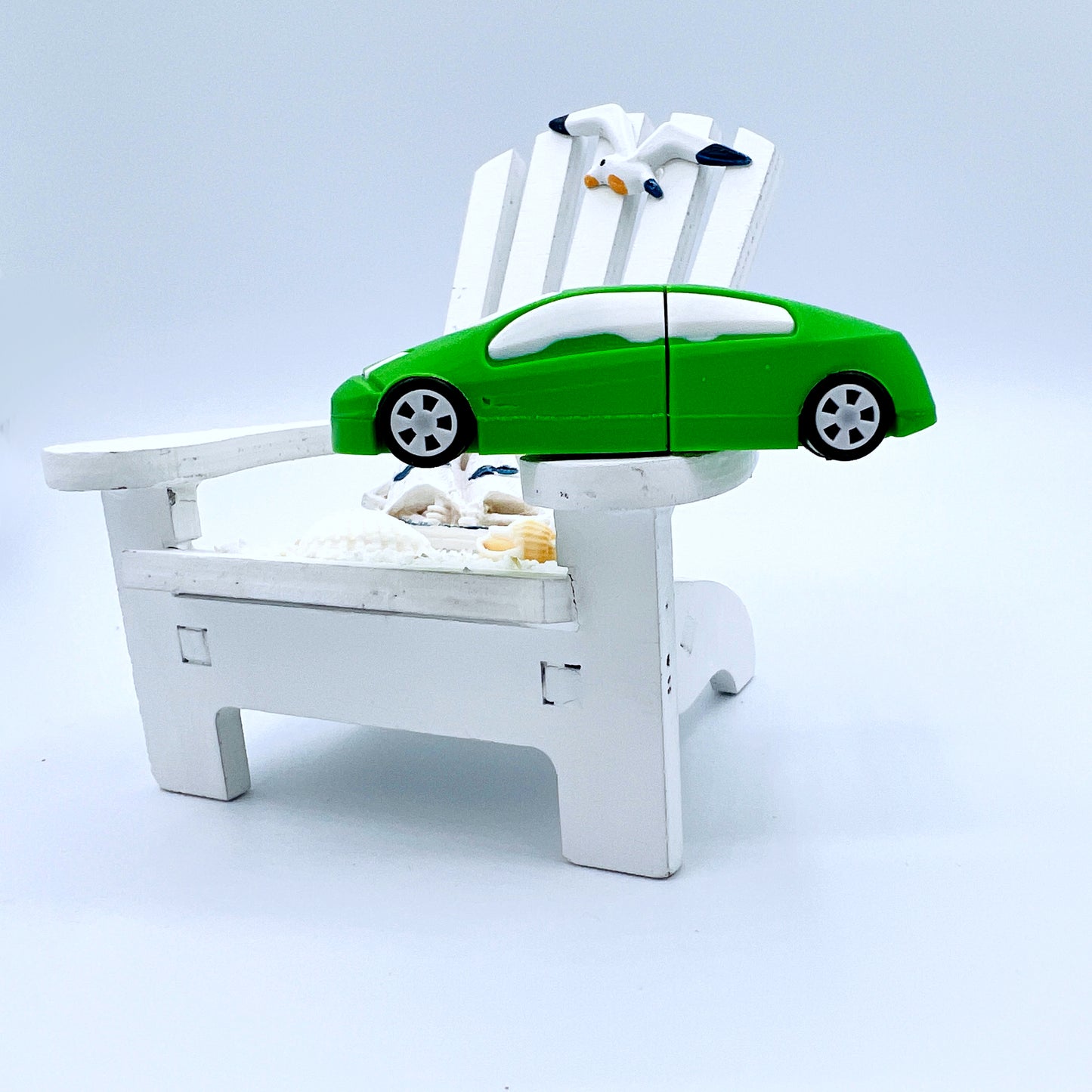 green car