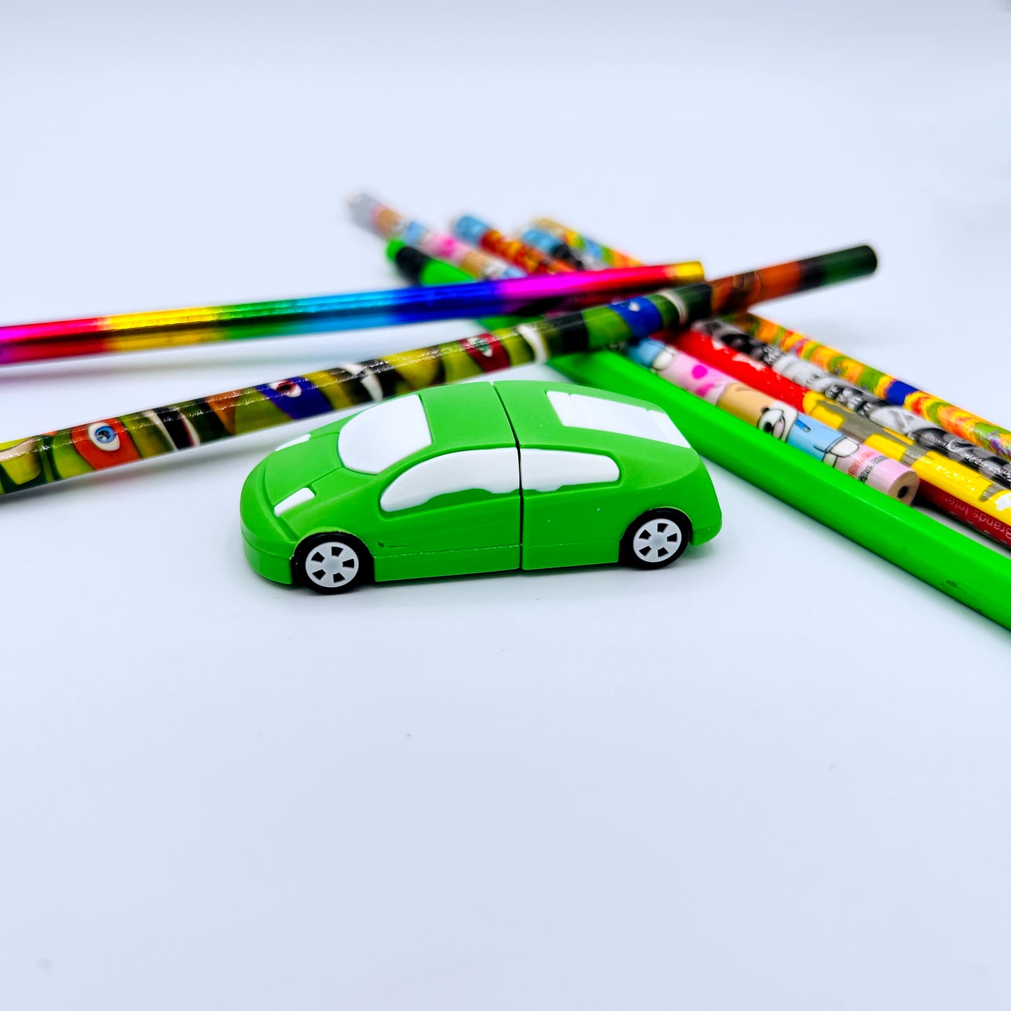 green car