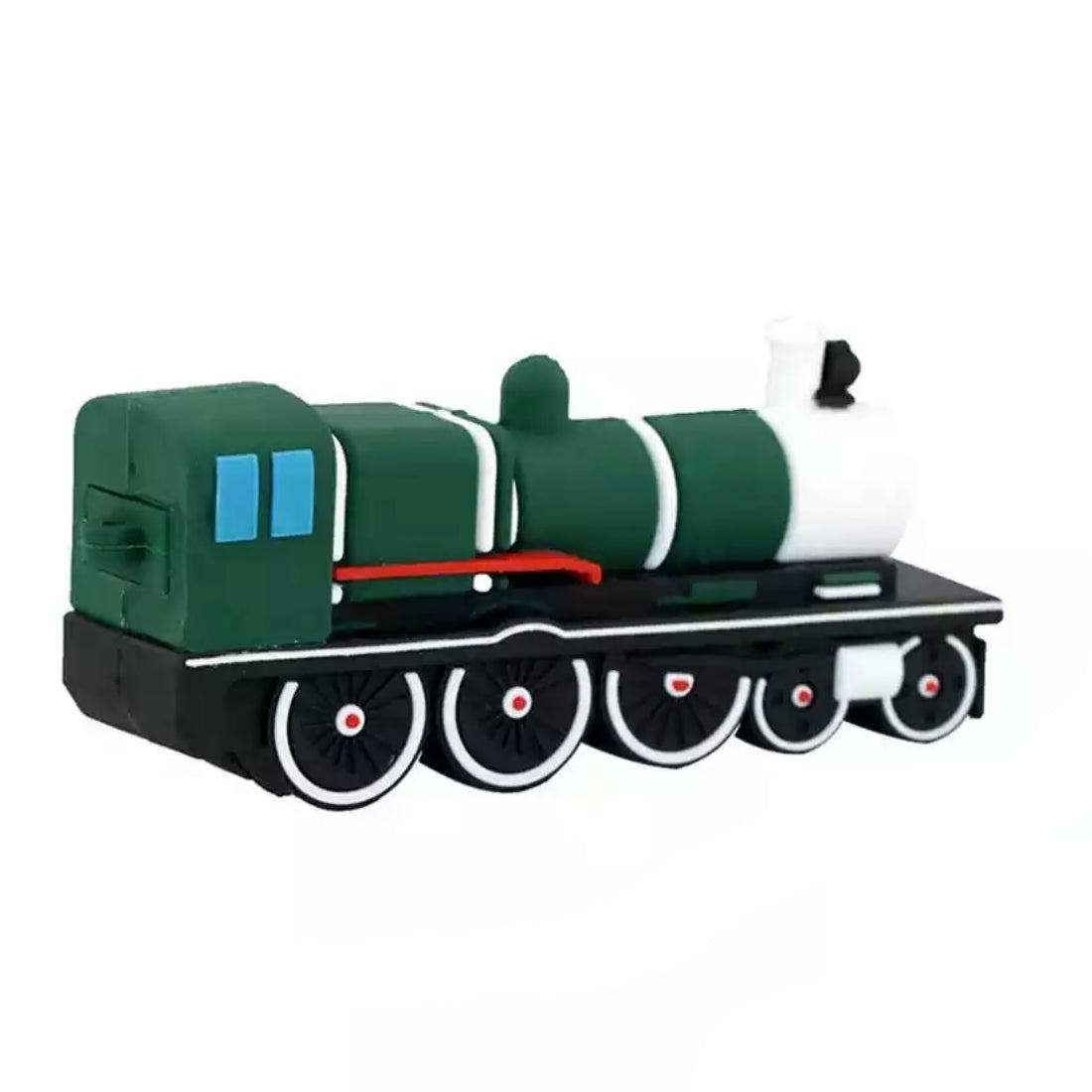 green locomotive