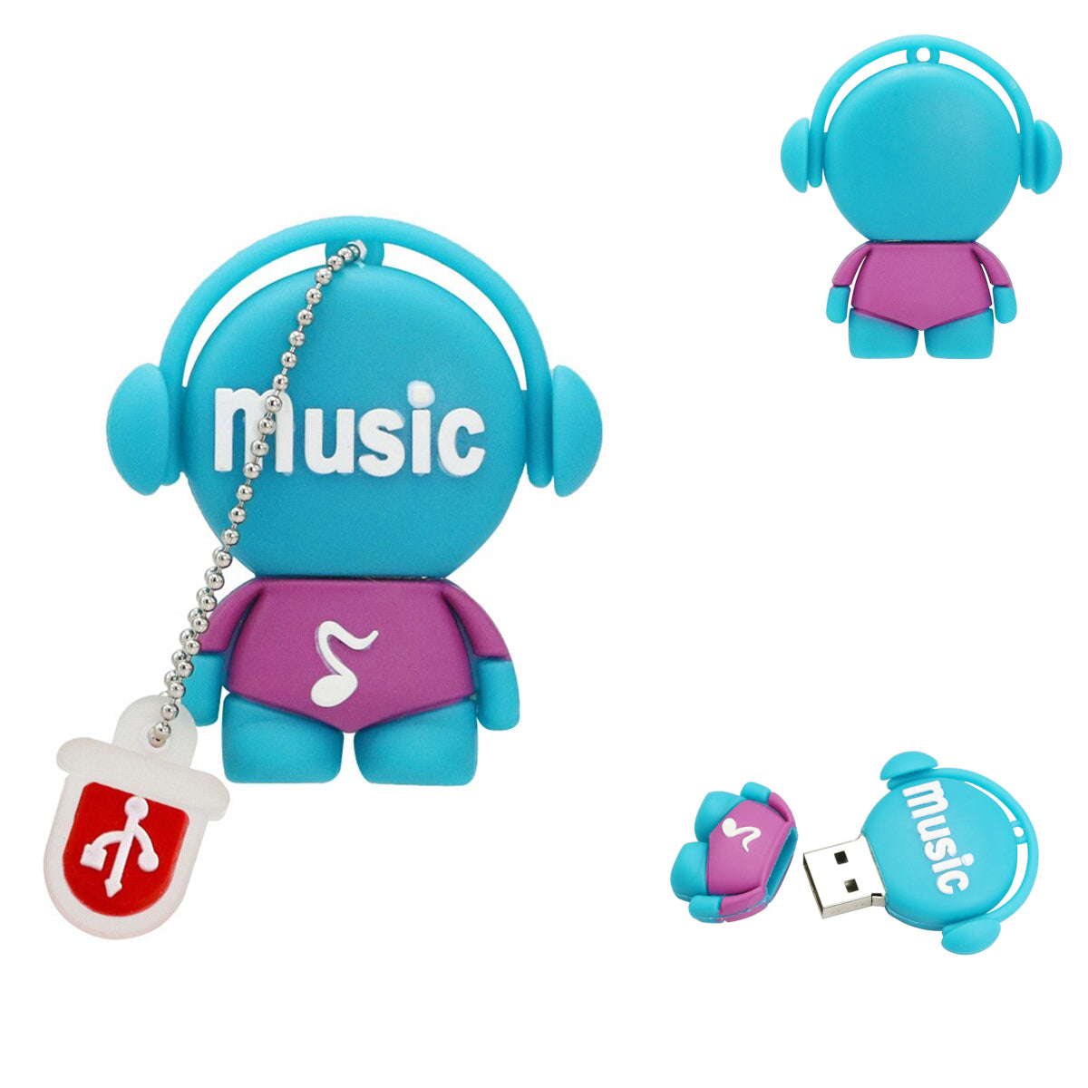 teal headphones