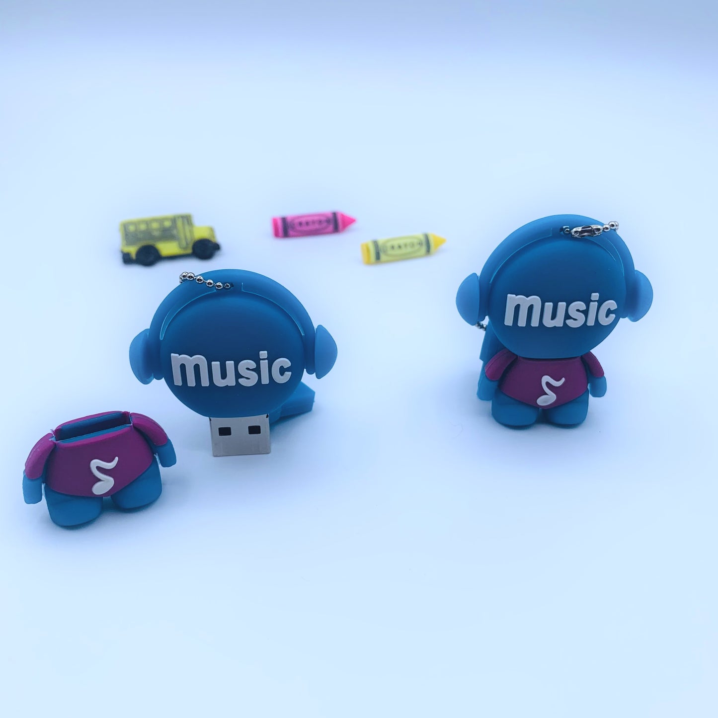 teal headphones