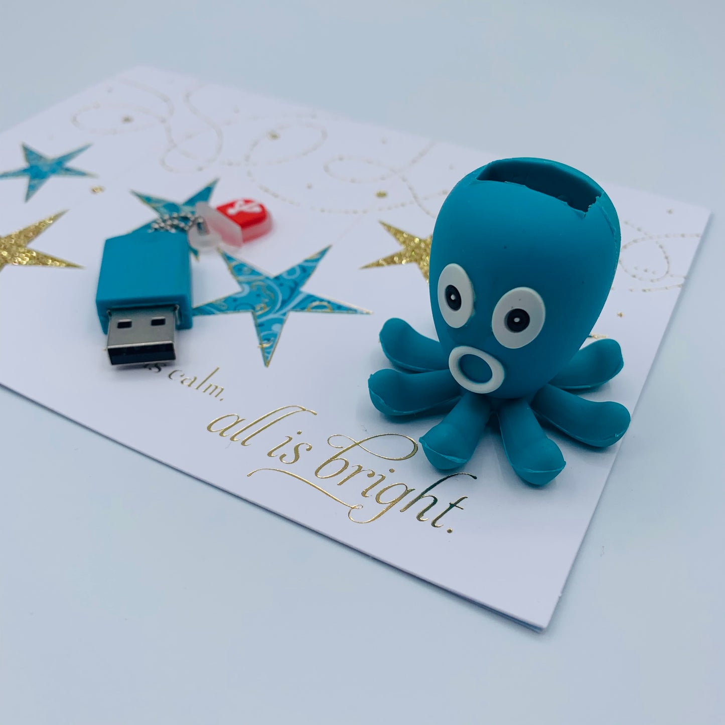 teal octopus