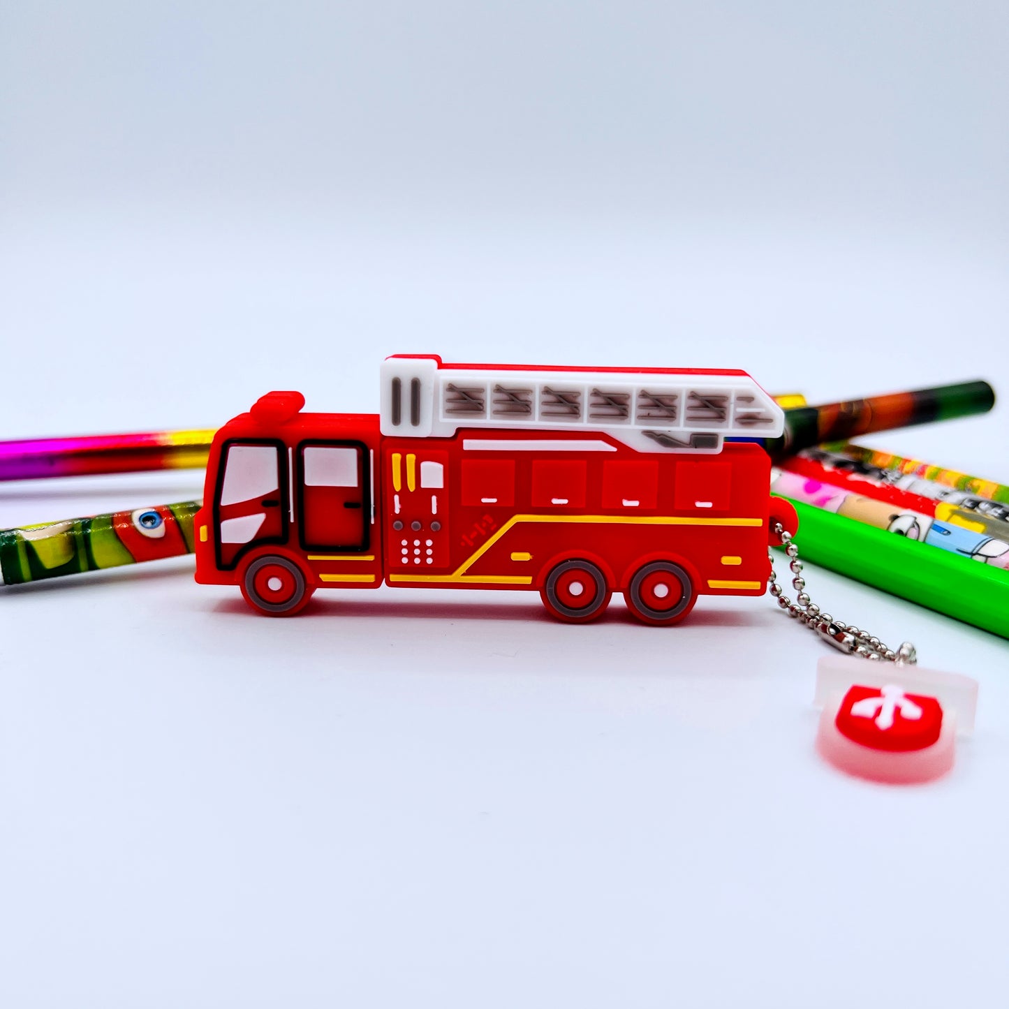 red fire truck