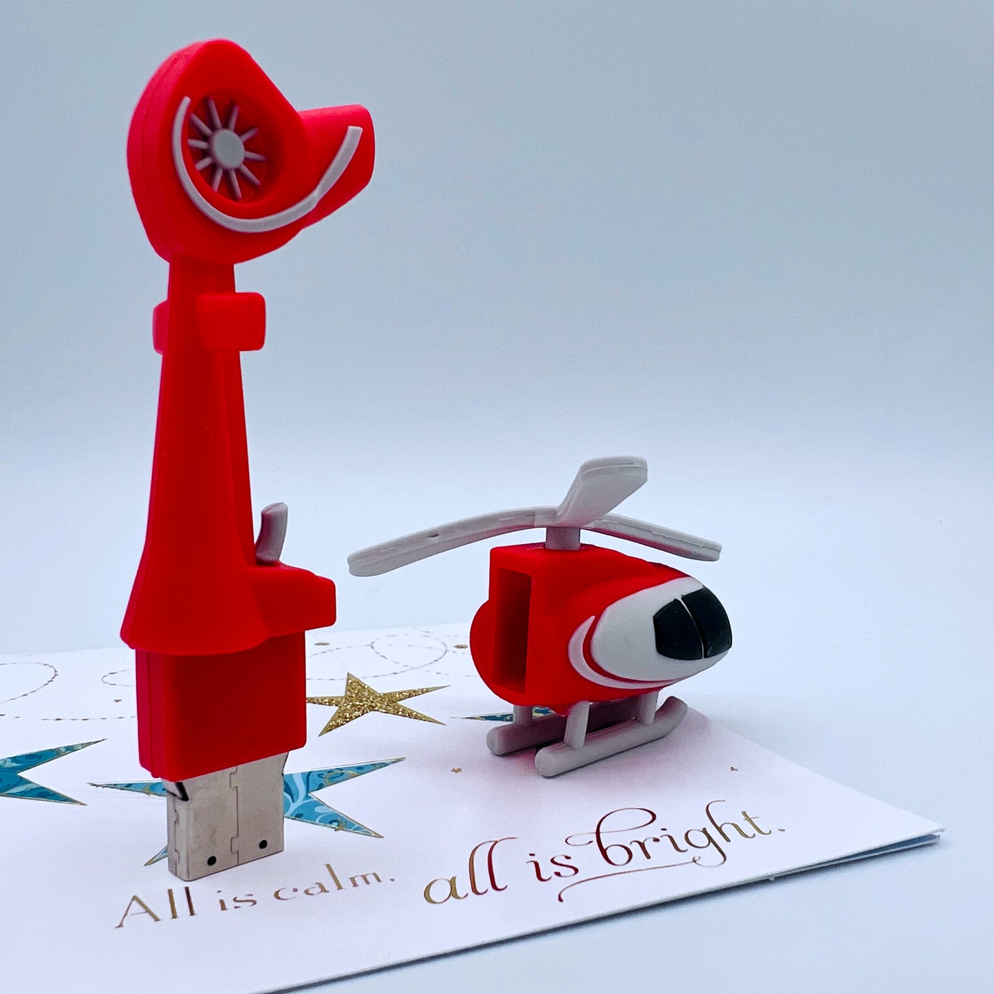 red helicopter