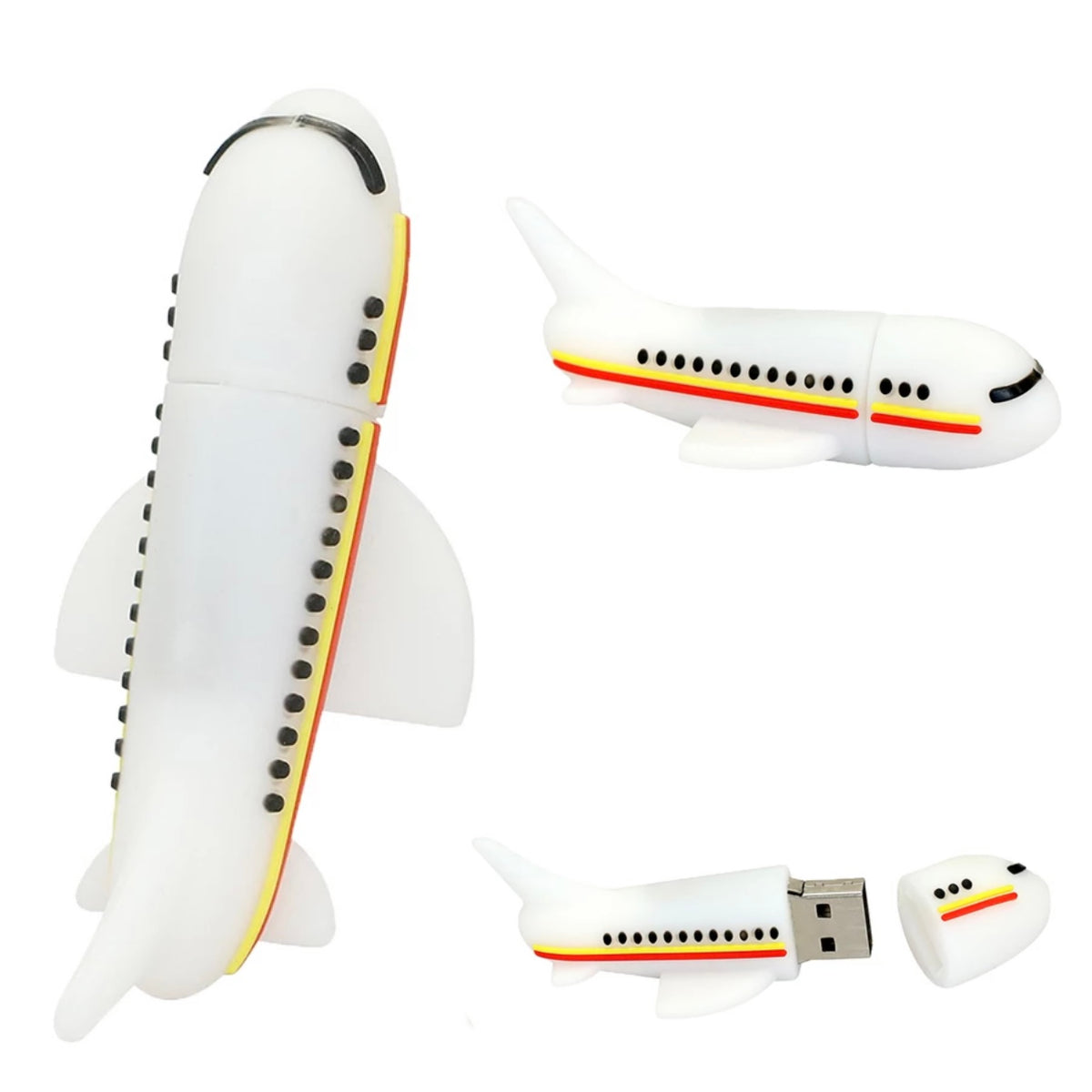 white airplane