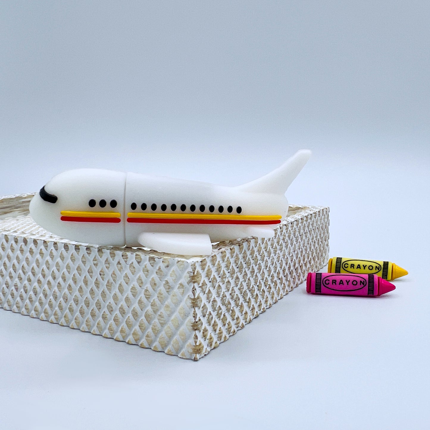 white airplane