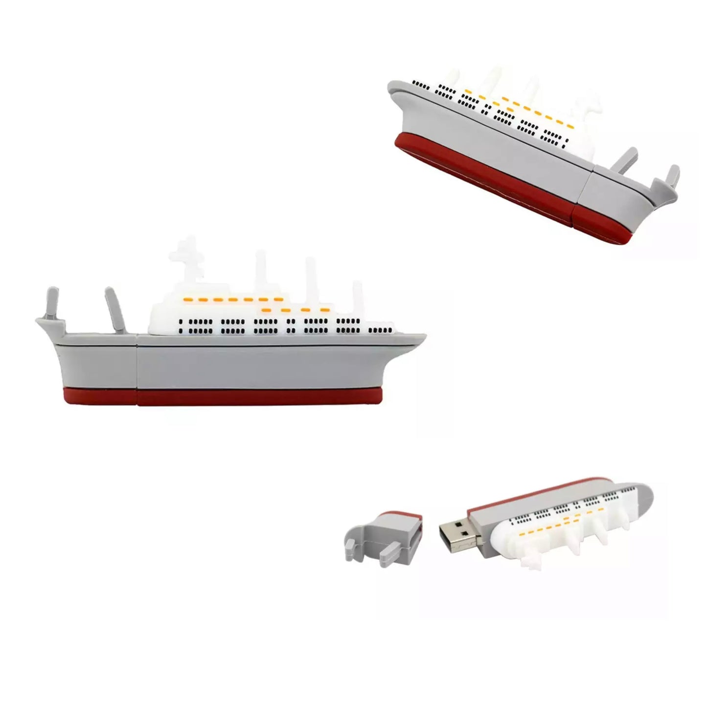 white ship