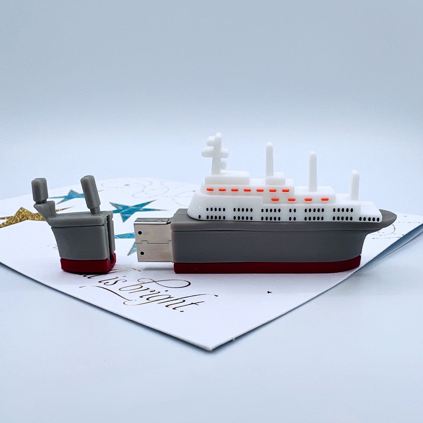 white ship