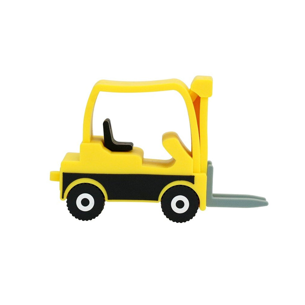 yellow tractor