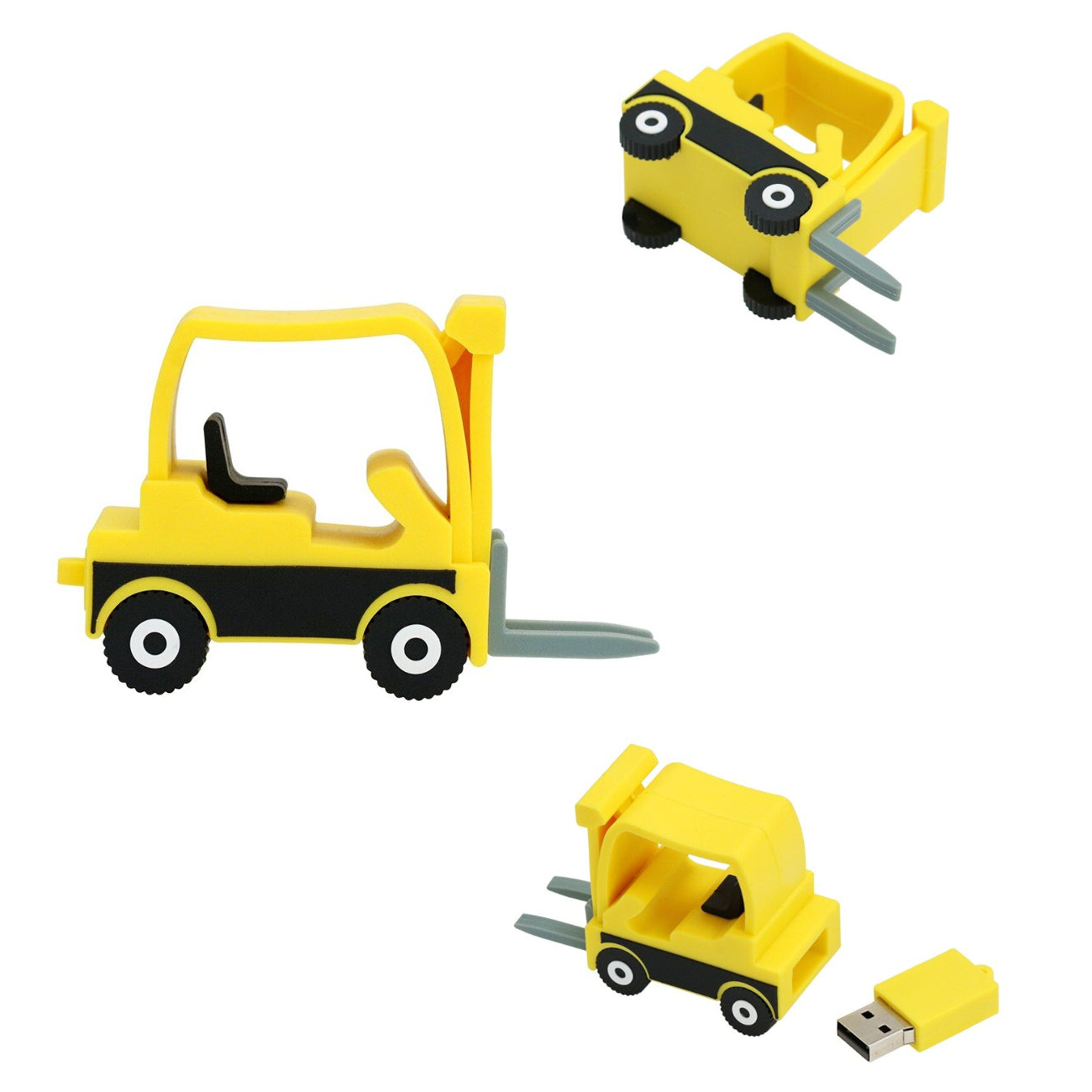 yellow tractor