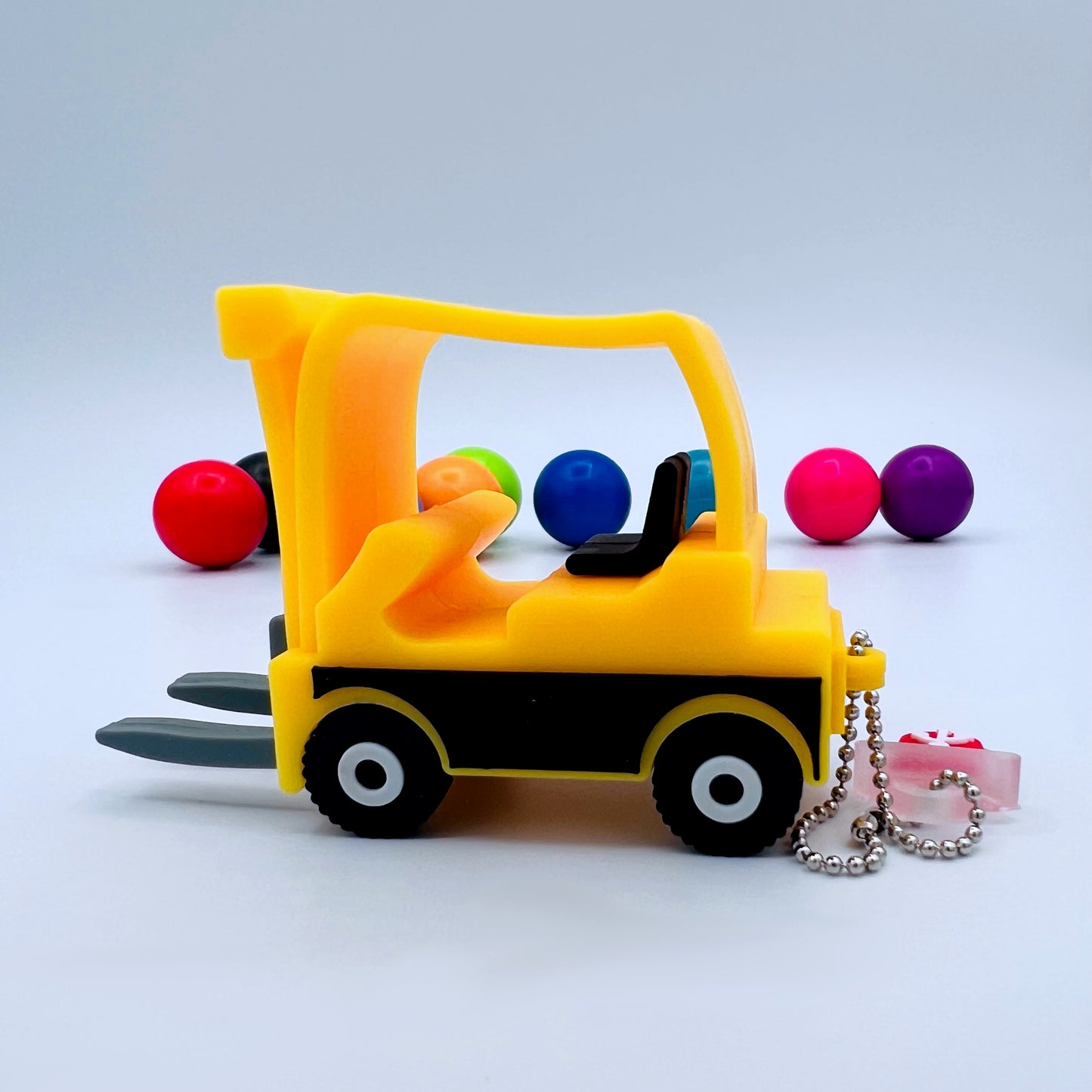 yellow tractor