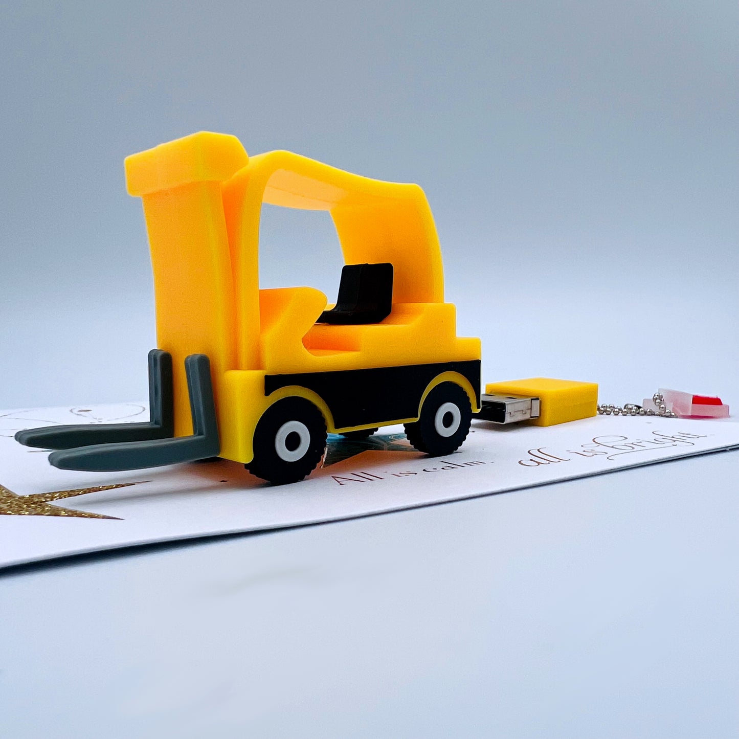 yellow tractor