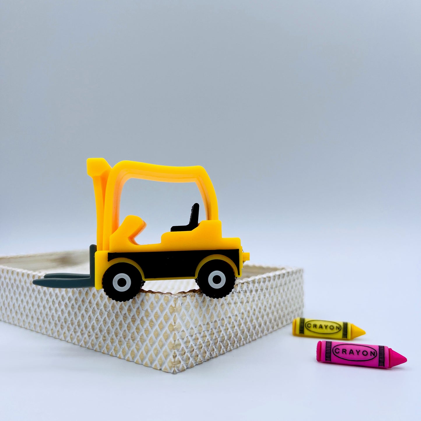 yellow tractor