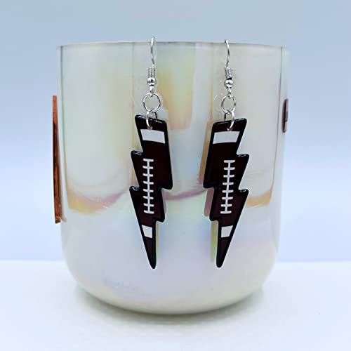 Softball Earrings for Women - Basketball Earrings for Mom - Baseball Earrings for Girls - Football Earrings for Girls - Volleyball Earrings for Girls - Softball Gifts for Girls - Football Mom Earrings - Sports Earrings - Acrylic Earrings for Women - Doubl