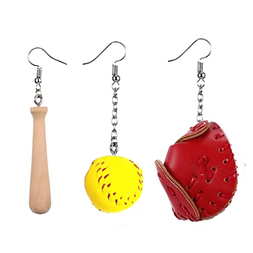 bat, ball & mitt - burgundy