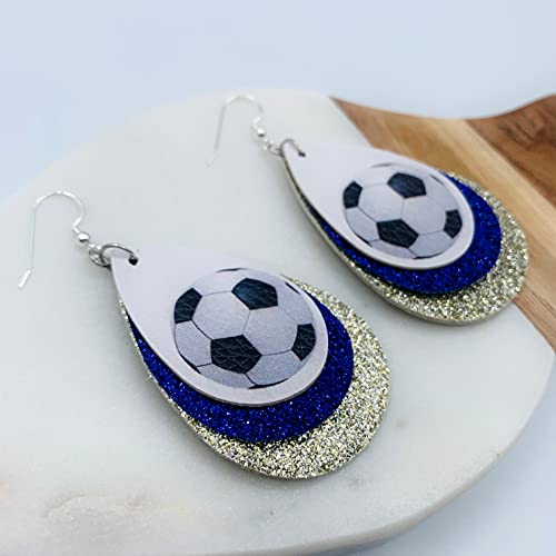 Soccer Earrings for Women - Soccer Earrings for Girls - Soccer Jewelry for Mom - Soccer Ball Earrings for Girls - Gifts for Soccer Moms - Soccer Jewelry for Girls…
