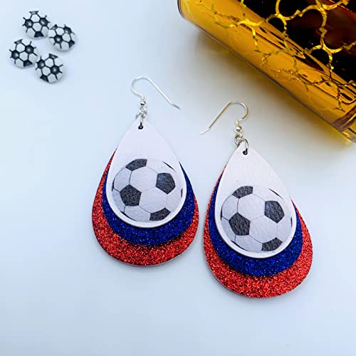Soccer Earrings for Women - Soccer Earrings for Girls - Soccer Jewelry for Mom - Soccer Ball Earrings for Girls - Gifts for Soccer Moms - Soccer Jewelry for Girls…