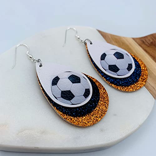 Soccer Earrings for Women - Soccer Earrings for Girls - Soccer Jewelry for Mom - Soccer Ball Earrings for Girls - Gifts for Soccer Moms - Soccer Jewelry for Girls…