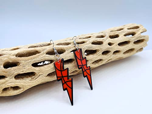 Softball Earrings for Women - Basketball Earrings for Mom - Baseball Earrings for Girls - Football Earrings for Girls - Volleyball Earrings for Girls - Softball Gifts for Girls - Football Mom Earrings - Sports Earrings - Acrylic Earrings for Women - Doubl