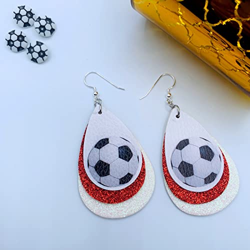 Soccer Earrings for Women - Soccer Earrings for Girls - Soccer Jewelry for Mom - Soccer Ball Earrings for Girls - Gifts for Soccer Moms - Soccer Jewelry for Girls…