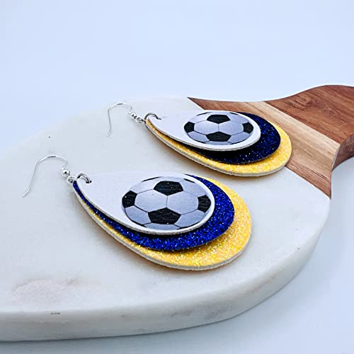 Soccer Earrings for Women - Soccer Earrings for Girls - Soccer Jewelry for Mom - Soccer Ball Earrings for Girls - Gifts for Soccer Moms - Soccer Jewelry for Girls…