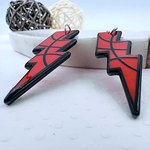 Softball Earrings for Women - Basketball Earrings for Mom - Baseball Earrings for Girls - Football Earrings for Girls - Volleyball Earrings for Girls - Softball Gifts for Girls - Football Mom Earrings - Sports Earrings - Acrylic Earrings for Women - Doubl