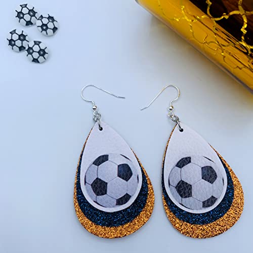Soccer Earrings for Women - Soccer Earrings for Girls - Soccer Jewelry for Mom - Soccer Ball Earrings for Girls - Gifts for Soccer Moms - Soccer Jewelry for Girls…
