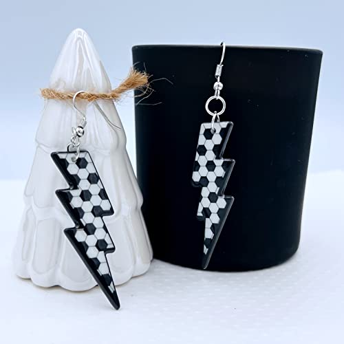 Softball Earrings for Women - Basketball Earrings for Mom - Baseball Earrings for Girls - Football Earrings for Girls - Volleyball Earrings for Girls - Softball Gifts for Girls - Football Mom Earrings - Sports Earrings - Acrylic Earrings for Women - Doubl
