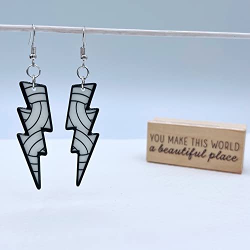 Softball Earrings for Women - Basketball Earrings for Mom - Baseball Earrings for Girls - Football Earrings for Girls - Volleyball Earrings for Girls - Softball Gifts for Girls - Football Mom Earrings - Sports Earrings - Acrylic Earrings for Women - Doubl