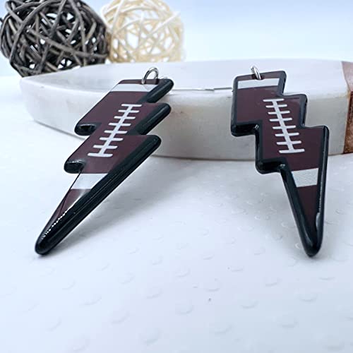 Softball Earrings for Women - Basketball Earrings for Mom - Baseball Earrings for Girls - Football Earrings for Girls - Volleyball Earrings for Girls - Softball Gifts for Girls - Football Mom Earrings - Sports Earrings - Acrylic Earrings for Women - Doubl
