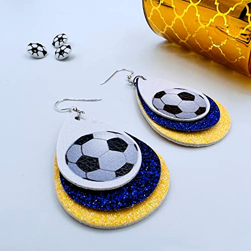 Soccer Earrings for Women - Soccer Earrings for Girls - Soccer Jewelry for Mom - Soccer Ball Earrings for Girls - Gifts for Soccer Moms - Soccer Jewelry for Girls…