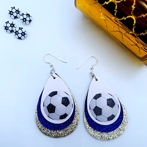 Soccer Earrings for Women - Soccer Earrings for Girls - Soccer Jewelry for Mom - Soccer Ball Earrings for Girls - Gifts for Soccer Moms - Soccer Jewelry for Girls…