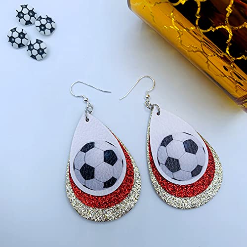 Soccer Earrings for Women - Soccer Earrings for Girls - Soccer Jewelry for Mom - Soccer Ball Earrings for Girls - Gifts for Soccer Moms - Soccer Jewelry for Girls…