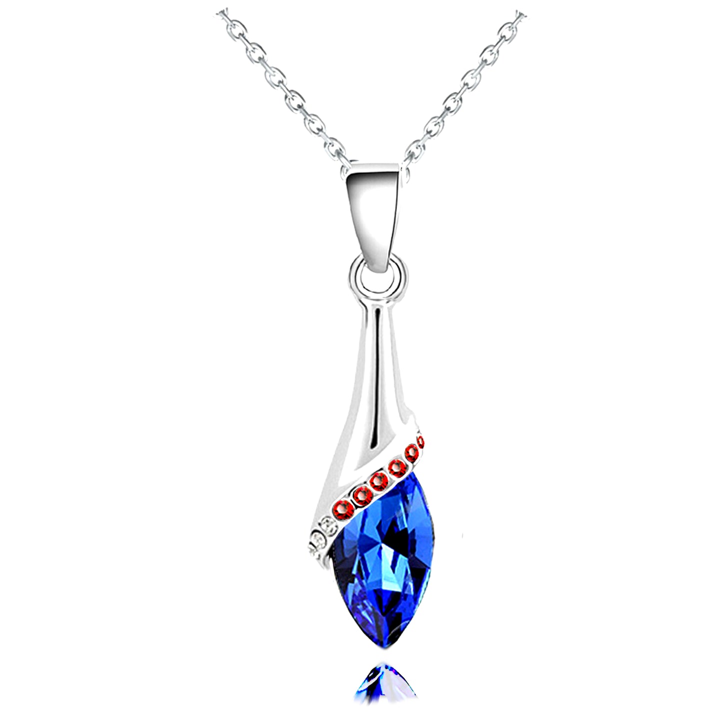 blue drop necklace