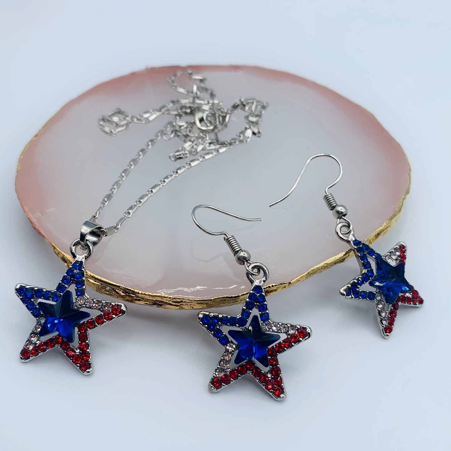 blue star jewelry set