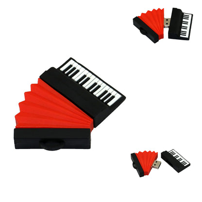 crimson red accordion