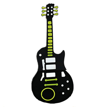neon electric guitar