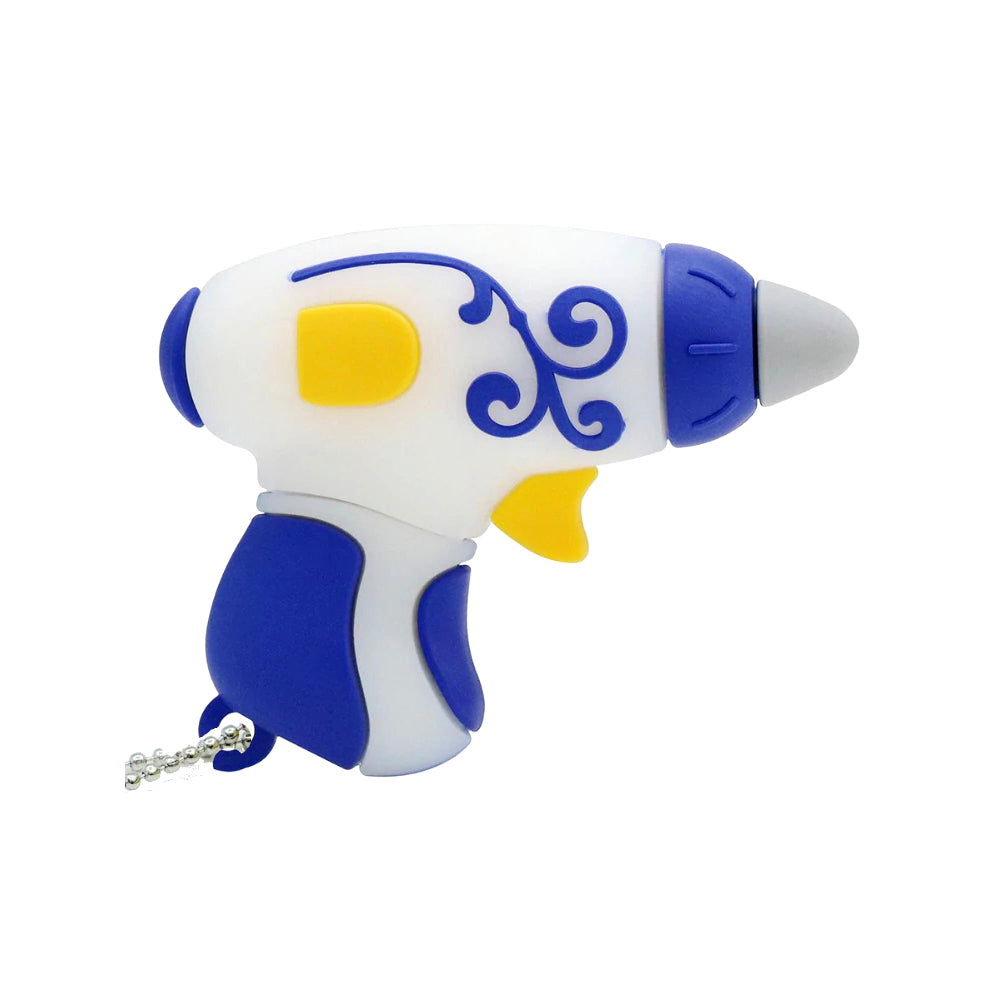 yellow & blue glue gun